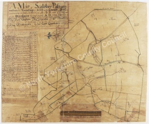 Historic map of Settle 1759