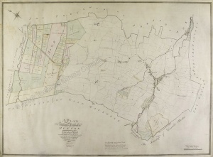 Historic map of Hunton 1811