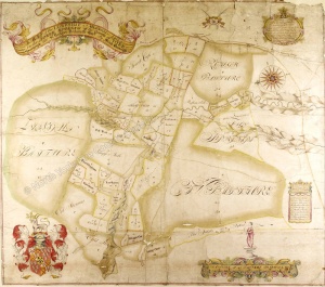 Historic map of Walburne