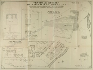 Historic plan of the Raydale Estate