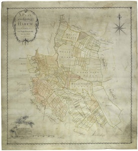 Historic map of Harome 1806