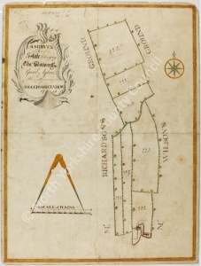 Historic map of Great Ayton 1759