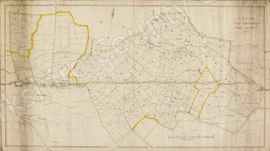 Historic map of Snape and Well 1795