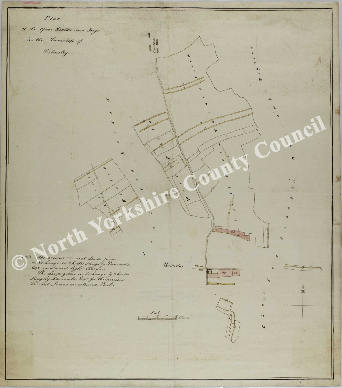 Helmsley North Yorkshire Map Historic Map Of Helmsley