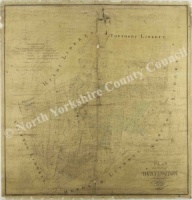 Historic map of Huntington 1829