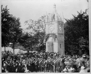 Unveiling of Victoria Tower (Clock Tower), North Road