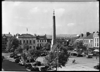 View of Market Place, looking south