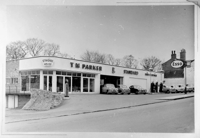 T M Parker, garage and petrol station