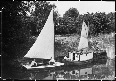 Two Sailboats on Ripon Canal