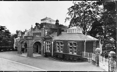 Spa Baths and entrance to the Spa Gardens, Ripon