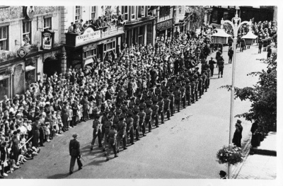 Military Parade marking Freedom of the City, Ripon Market Place