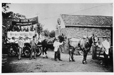 Union Corn Mill decorated float