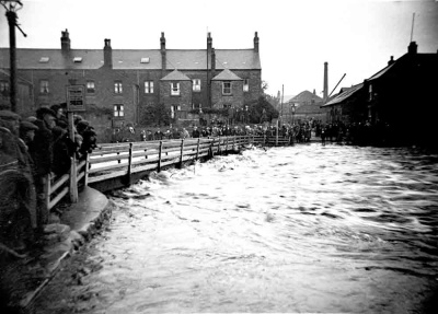 River Skell in flood