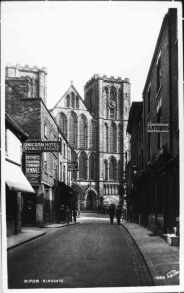 Kirkgate and Ripon Cathedral