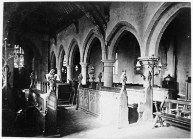 Kirkby Malzeard Church - Before fire of 1908