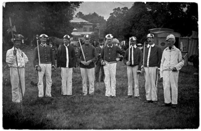 Longsword dancers, Kirkby Malzeard, c. 1900-10