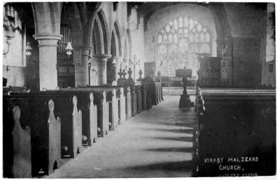 Kirkby Malzeard Church interior