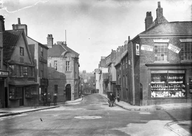 Westgate, Ripon, from Market Place