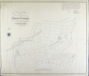 Historic tithe map of Thornton Risebrough