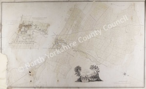 Historic map of Thirsk 1796