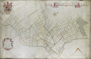 Historic map of Buttercramb 1746