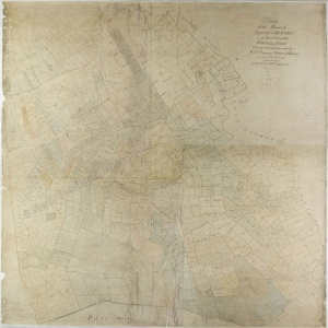 Historic map of Sessay and Hutton 1754