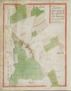 Historic map of Newton Darcy 1627