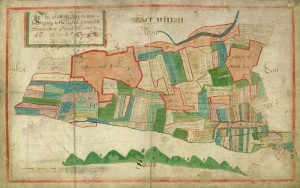 Historic map of East Witton 1627