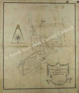 Historic map of land near Sleights 1807