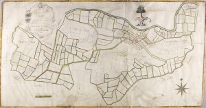 Historic map of Roecliffe