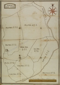 Historic map of land in Fylingdales