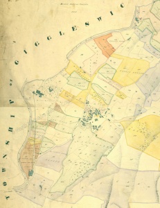 Historic map of Langcliffe 1841