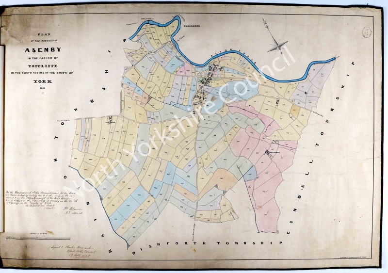 Asenby Tithe Map 1838