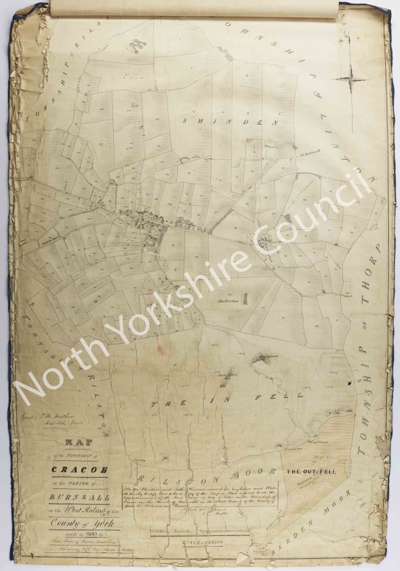 Cracoe Tithe Map 1841