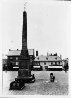 Market Place, Obelisk, Cannon and Fountain