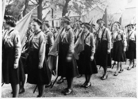 Girl Guides parade