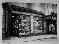 Public Benefit Boot Company Ltd, Shop front Fishergate