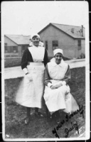 Nurses Daisy Rutherford and Ellen Nutland