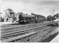 Steam train in Ripon Railway Station