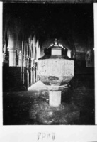 Kirkby Malzeard Church - Interior after fire, 1908