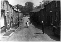 Mrs Ellis's cow escapes, Lickley Street