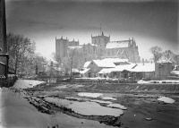 Ripon Cathedral in the snow