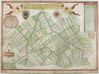 Historic map of Barton le Willows 1711