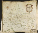 Historic map of Kiplin 1723
