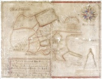 Historic map of Ashwell 1604