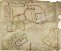 Historic map of Carlton Farms 1708