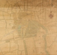 Historic map of Newburgh 1744