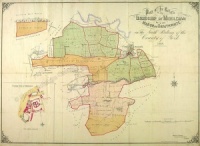 Historic map of Middleham 1884