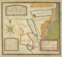 Historic map of land at Robin Hood's Bay 1764